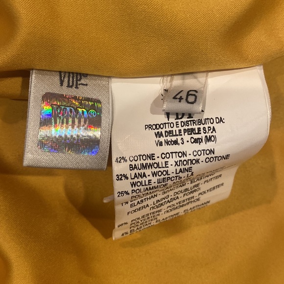 VDP collection fabulous dress, black lace on gold lining, rhinestone details, M - Picture 11 of 16